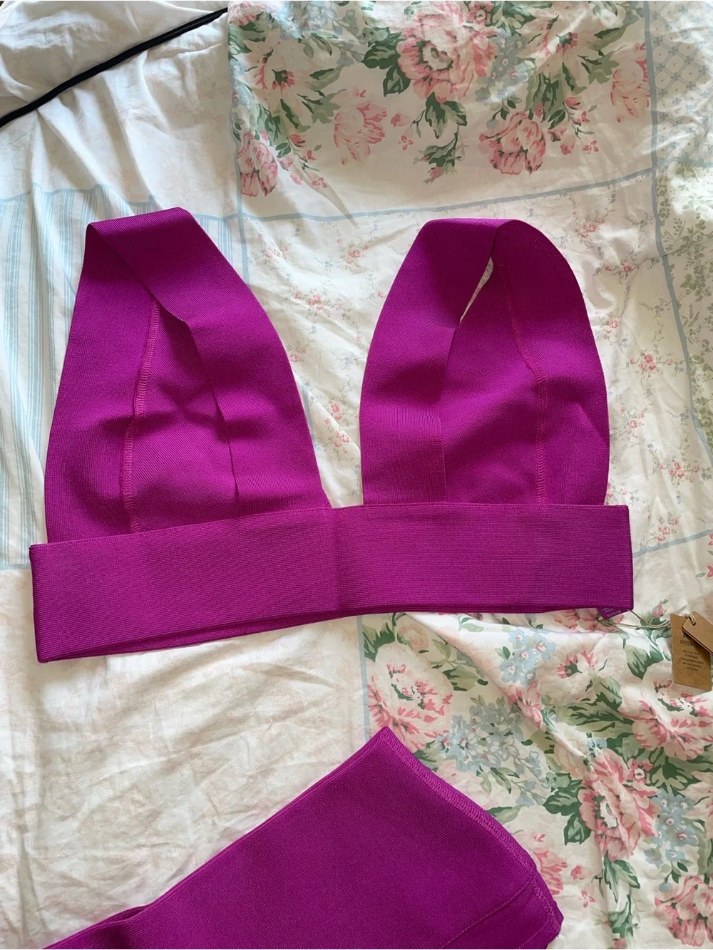 SKIMS 2 Piece Knit Bikini Set in Lollipop Limited Edition NWT XL/L